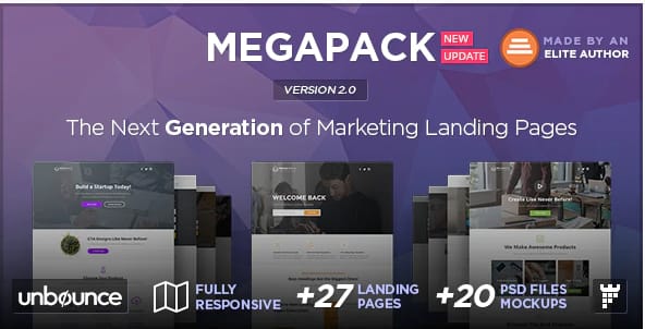 MEGAPACK - Multipurpose Unbounce Landing