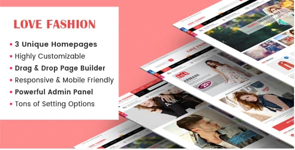 LoveFashion - Responsive Multipurpose Sections Drag & Drop Builder Shopify Theme