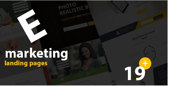 E- Marketing HTML Landing Page Templates