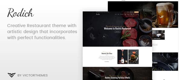 Rodich - A Restaurant WordPress