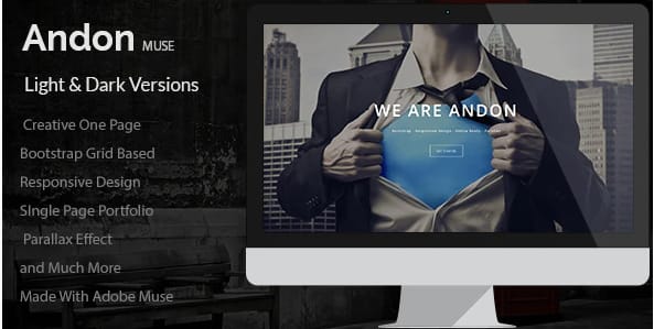 Andon - Parallax Onepage Muse