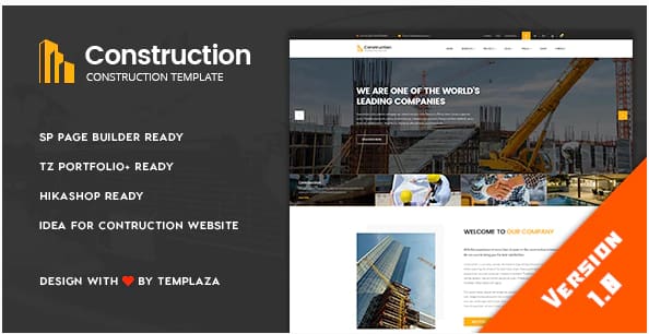 Construction - Building & Architect Joomla Template