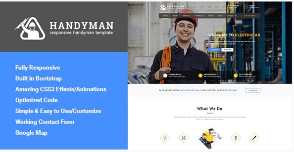 Handyman - Responsive HTML Template - Business