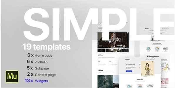 Simple - Creative Portfolio Muse