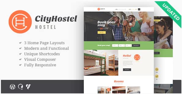 City Hostel | A Travel & Hotel Booking WP Theme
