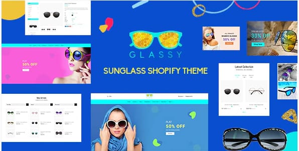 Glassy - Sunglass, Luxury Store Shopify Theme