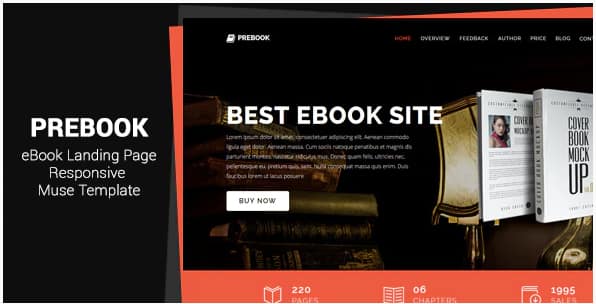 Prebook - eBook Landing Page