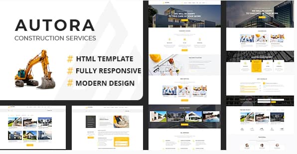 Autora - Construction Business HTML Template