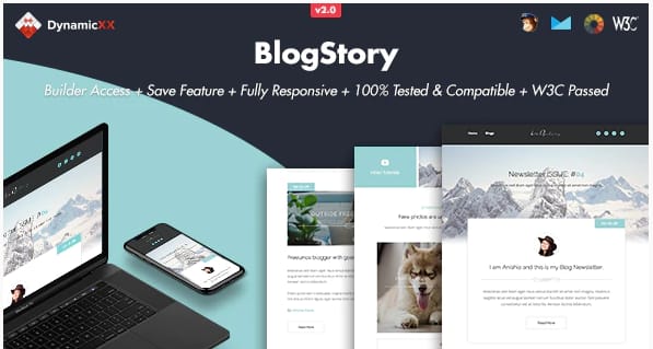 BlogStory - Responsive Email + Online