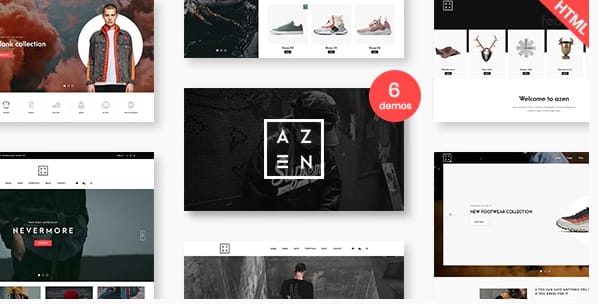 Azen - Clean, Minimal Shop HTML5 Template