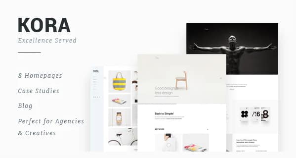 Kora - Portfolio Template for Agency & Freelancers