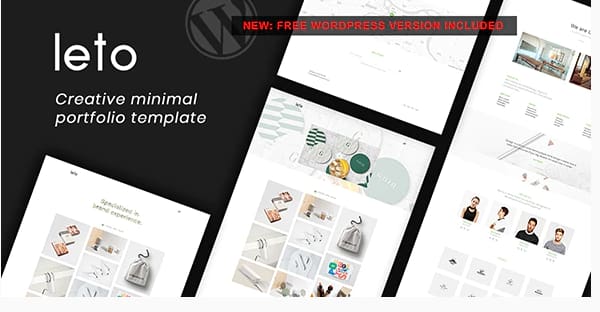 Leto - Creative Minimal Portfolio