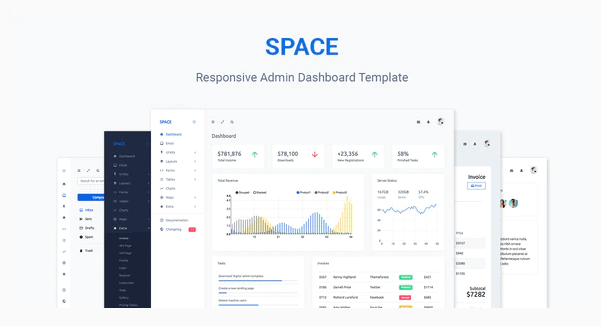 Space - Responsive Admin Dashboard