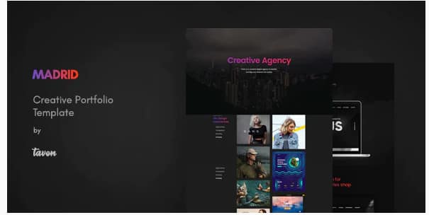 Madrid - Creative Portfolio Template