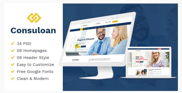 Consuloan - Multipurpose Consulting HTML Template