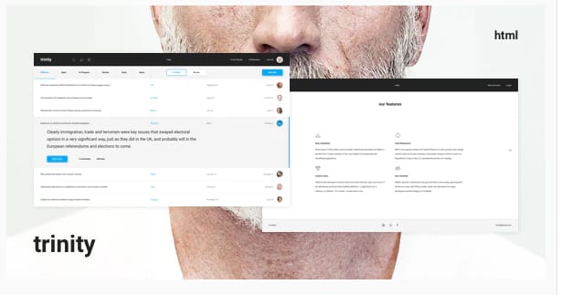 Trinity - Dashboard HTML Template