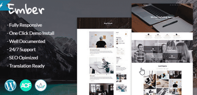 Ember - Digital Marketing Agency WordPress Theme