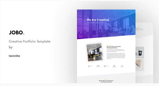 Jobo - Creative Portfolio HTML Template