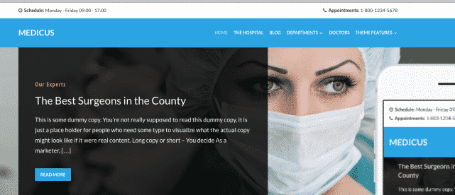 WPZoom Medicus WordPress Theme
