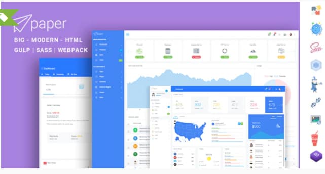 Paper Panel Multipurpose Admin