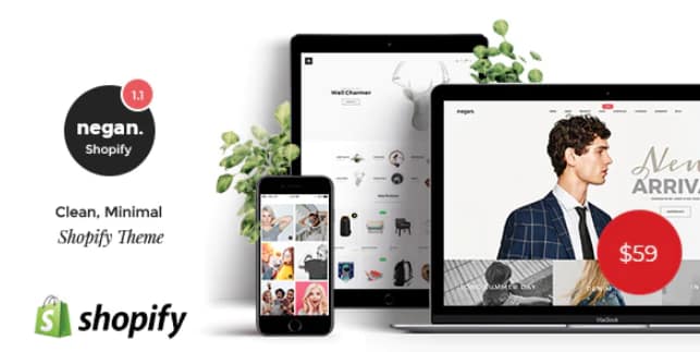 Negan - Clean, Minimal Shopify Theme