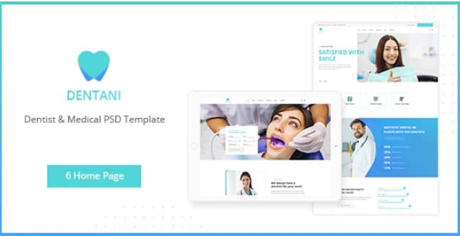 Dentas - Dentist & Medical PSD