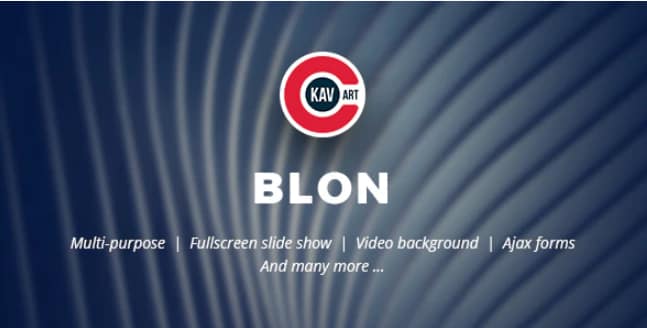 Blon - Personal Portfolio Template