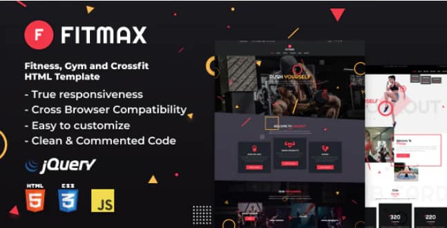 Fitmax - Fitness and Crossfit HTML Template