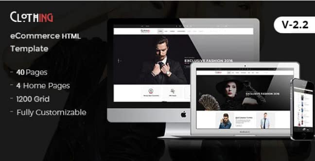 Clothing - eCommerce Fashion Template
