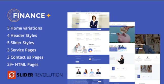 Finance + Business and Finance Corporate HTML5 Template