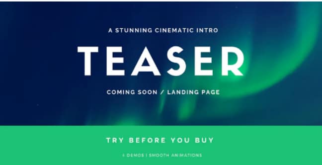 Coming Soon Template - Landing