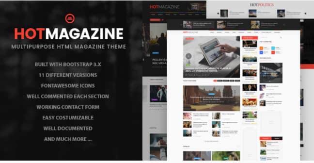 Hotmagazine - News & Magazine HTML