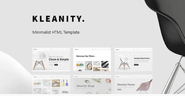 Kleanity - Minimalist HTML Template