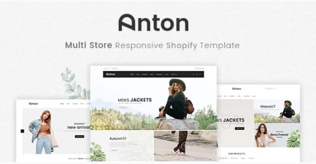 Anton - Multi Store Responsive Shopify Theme