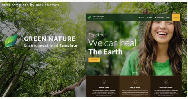 Green Nature - Environmental HTML