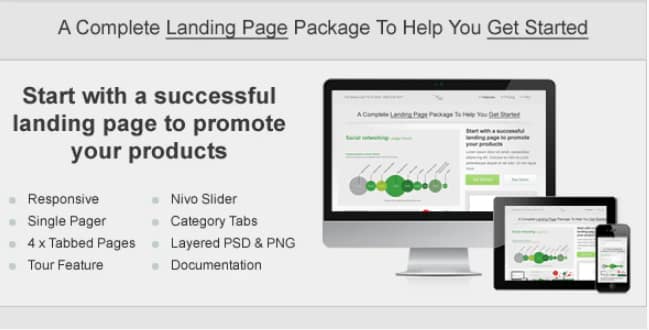 Start. Responsive Landing Page