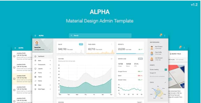 Alpha - Material Design Admin