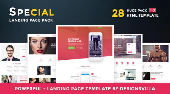 Special - Landing Page HTML