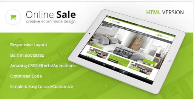 Online Sale - Responsive HTML5 eCommerce Template