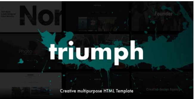 Triumph - Creative Multipurpose One Page HTML Template