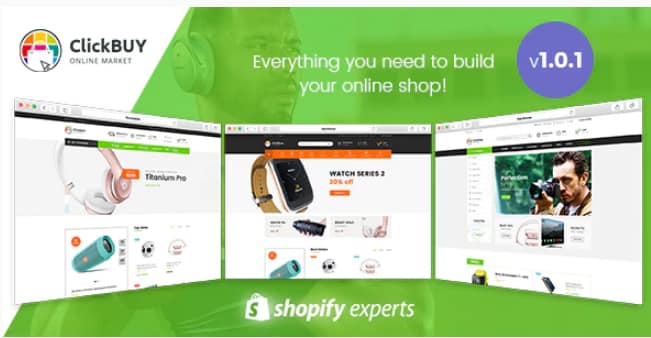 ClickBuy - Multi Store Responsive Shopify Theme