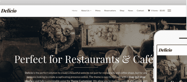 WPZoom Delicio WordPress Theme