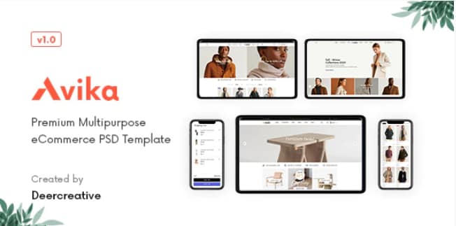 Avika - Multipurpose eCommerce PSD