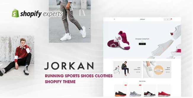 Jorkan - Running Sports Shoes Clothes Shopify Theme