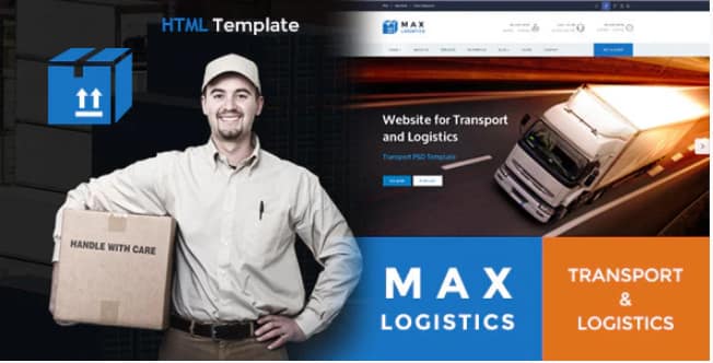 Max Logistics - Responsive HTML Template