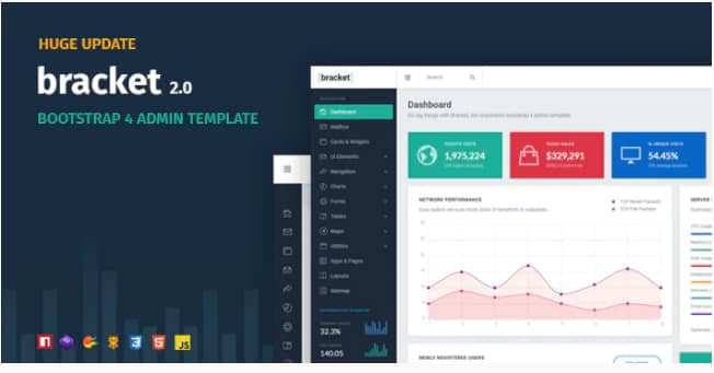 Bracket Responsive Bootstrap 4 Admin