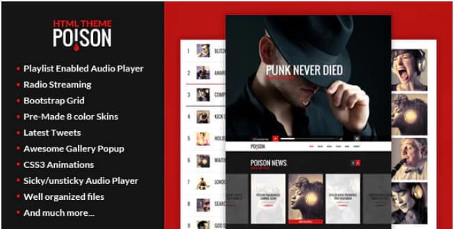 Poison - Music HTML One