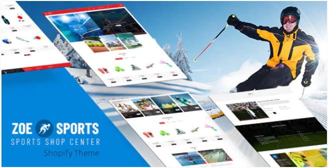 Zoe - Sports Store Shopify Theme