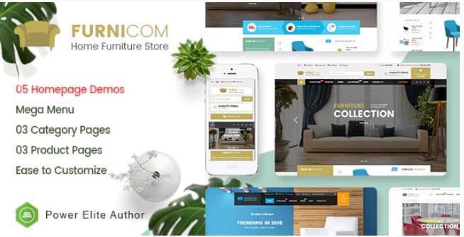 Furnicom - Responsive Furniture & Interior HTML Template