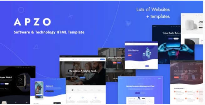 Apzo - Software App HTML
